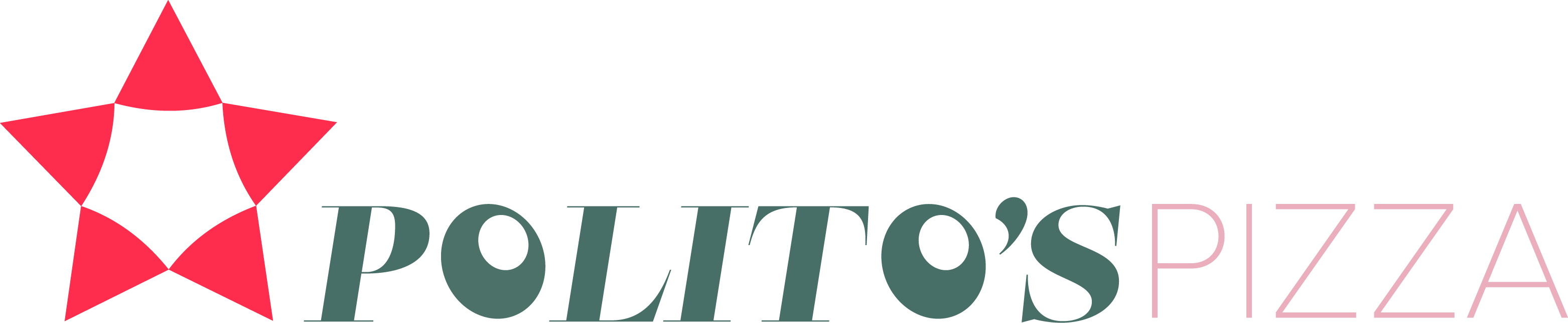 Poltios Pizza Alternative Logo Lettermark Full Color